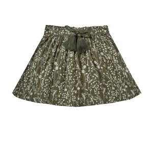 Rylee + Cru Vines Mini Skirt - Forest